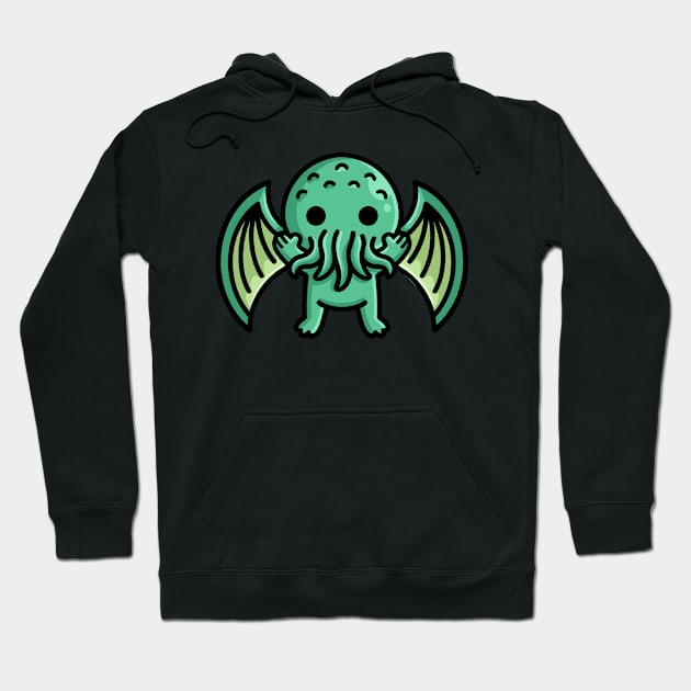 Kawaii Cthulhu: Adorable Eldritch Cutie Hoodie by Holymayo Tee